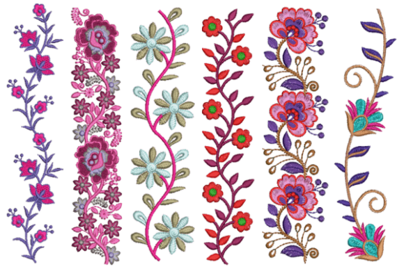 Dainty Floral Borders Set: A Holiday Review