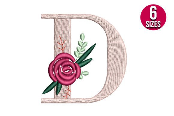 Review: Floral Alphabet D Letter for Wedding Projects