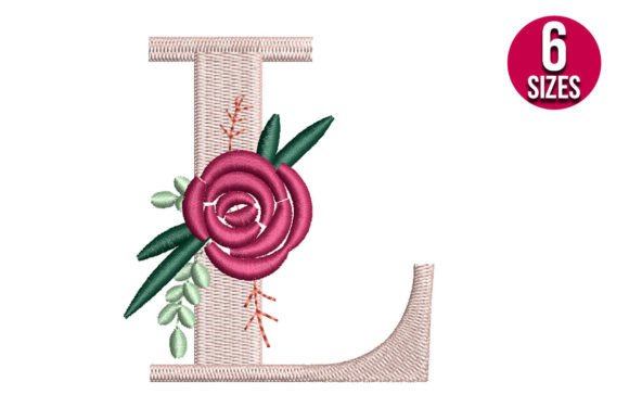 Review: Floral Alphabet L Letter for Holiday Crafts