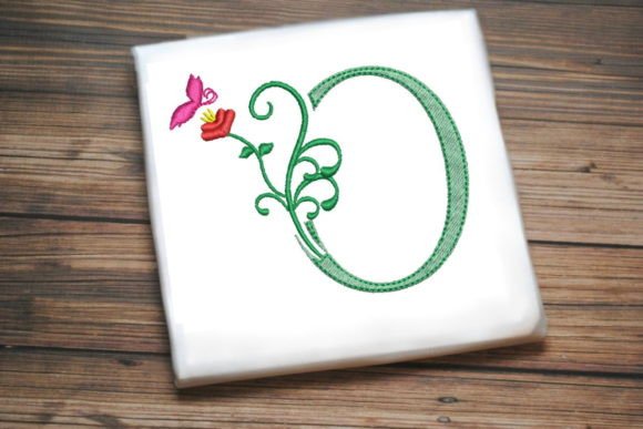 Review: Floral Letter O with Butterfly Design