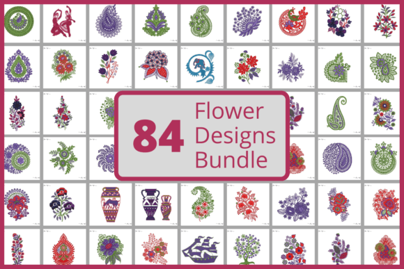 Review: Flower Patch Embroidery Designs Bundle
