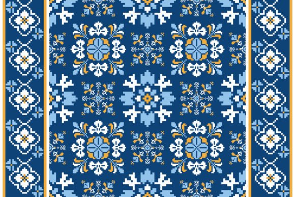 Reviewing Beautiful Floral Cross Stitch Embroidery
