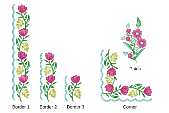 Reviewing Border Set with Patch for Etsy Shops