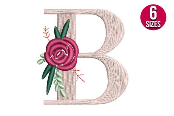 Reviewing Floral Alphabet B Letter for Holiday Sales