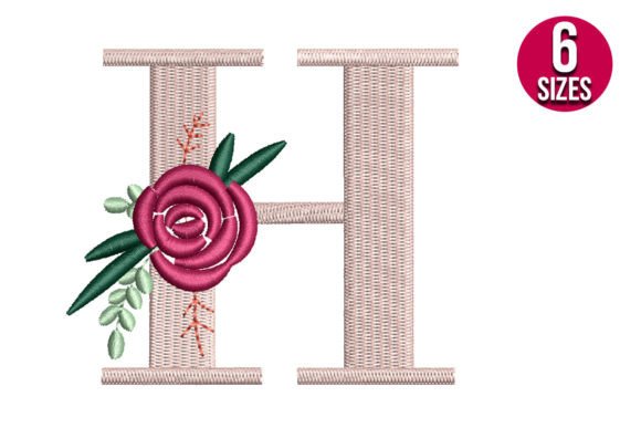 Reviewing Floral Alphabet H for Boutique Sweatshirts