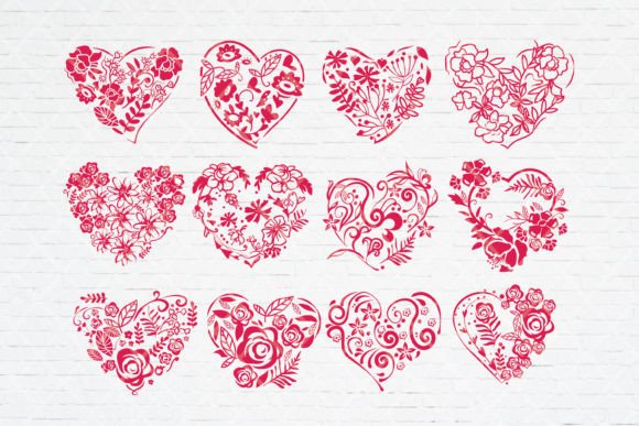 Reviewing Floral Heart Embroidery Design SVG