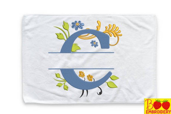 Reviewing Floral Letter C for Real Embroidery Projects