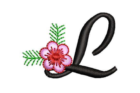 Reviewing Floral Letter L for Real Embroidery Projects
