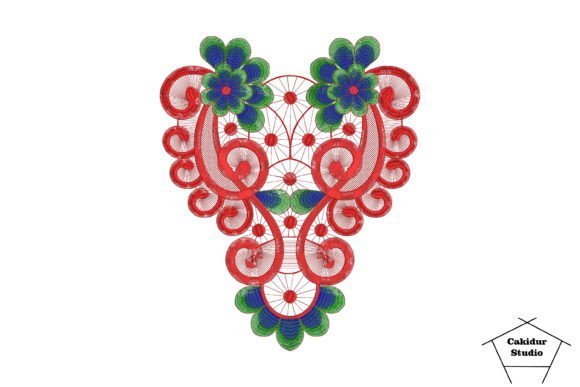 Reviewing the Floral Ceiling Lamp Embroidery Design